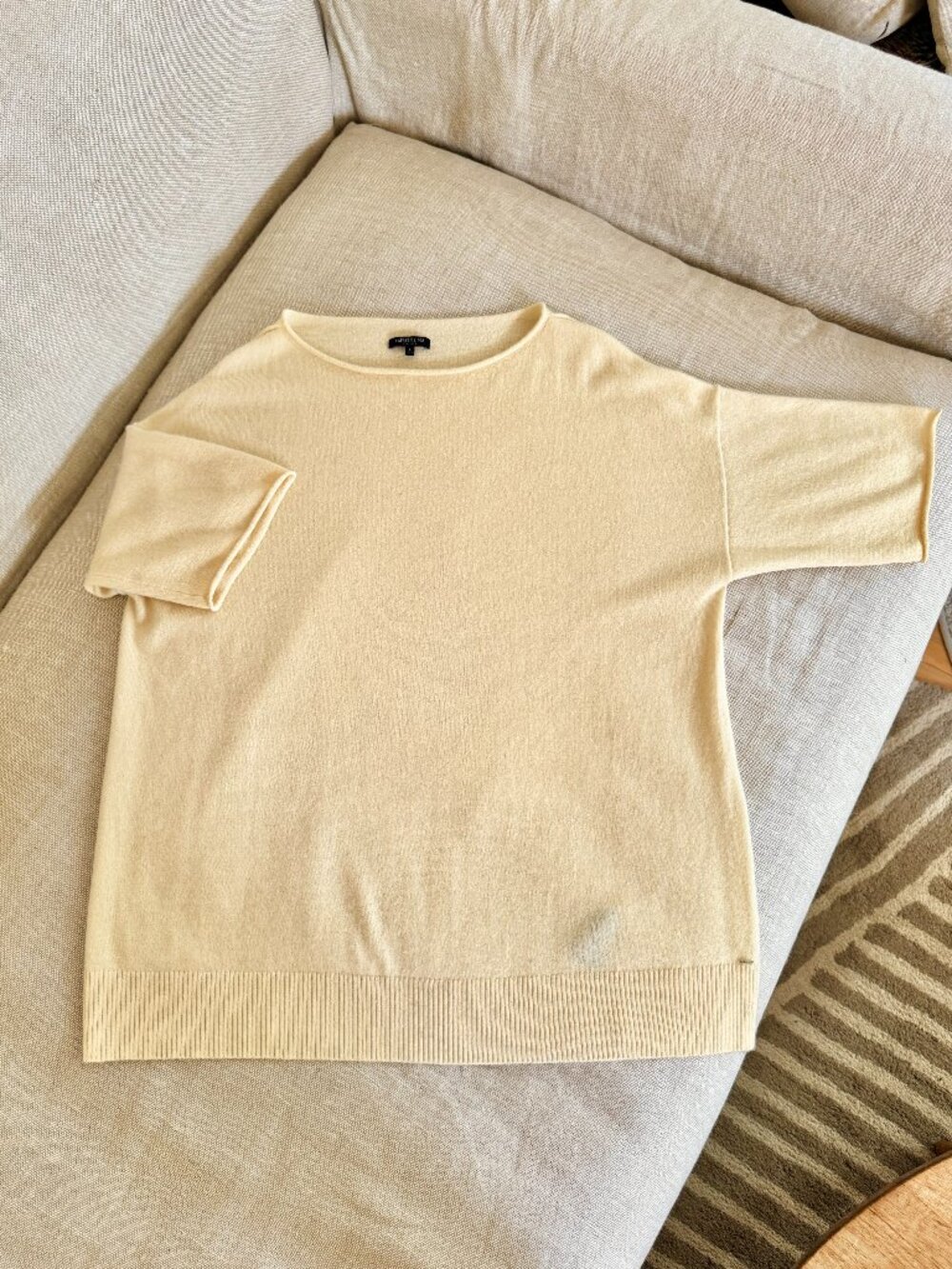 Lafayette 148 New York Bateau Cashmere Sweater
